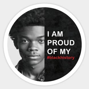 Boy Black History | Black History Month | Black Lives Matter | Juneteenth | Black Pride Sticker